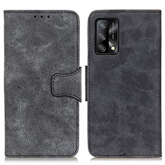 Coque Portefeuille Livre Cuir Etui Clapet M03L pour Oppo F19 Noir