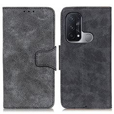 Coque Portefeuille Livre Cuir Etui Clapet M03L pour Oppo Reno5 A Noir