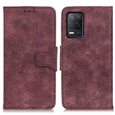 Coque Portefeuille Livre Cuir Etui Clapet M03L pour Realme 8 5G Violet