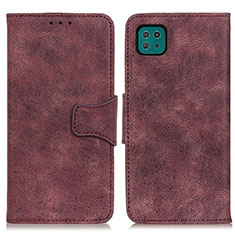 Coque Portefeuille Livre Cuir Etui Clapet M03L pour Samsung Galaxy A22s 5G Violet