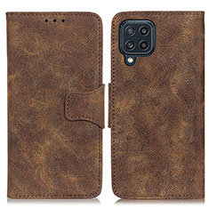 Coque Portefeuille Livre Cuir Etui Clapet M03L pour Samsung Galaxy M32 4G Marron