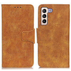 Coque Portefeuille Livre Cuir Etui Clapet M03L pour Samsung Galaxy S22 5G Kaki