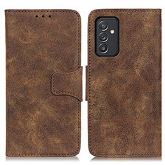 Coque Portefeuille Livre Cuir Etui Clapet M03L pour Samsung Galaxy S23 FE 5G Marron