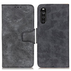 Coque Portefeuille Livre Cuir Etui Clapet M03L pour Sony Xperia 10 III Lite Noir