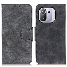 Coque Portefeuille Livre Cuir Etui Clapet M03L pour Xiaomi Mi 11 Pro 5G Gris