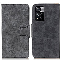 Coque Portefeuille Livre Cuir Etui Clapet M03L pour Xiaomi Mi 11i 5G (2022) Noir