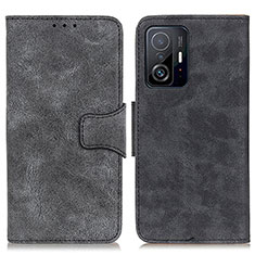 Coque Portefeuille Livre Cuir Etui Clapet M03L pour Xiaomi Mi 11T Pro 5G Noir