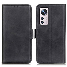 Coque Portefeuille Livre Cuir Etui Clapet M03L pour Xiaomi Mi 12 Pro 5G Noir