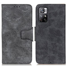 Coque Portefeuille Livre Cuir Etui Clapet M03L pour Xiaomi Poco M4 Pro 5G Noir