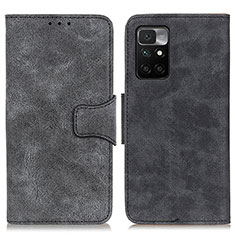 Coque Portefeuille Livre Cuir Etui Clapet M03L pour Xiaomi Redmi 10 (2022) Noir