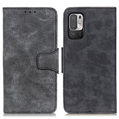 Coque Portefeuille Livre Cuir Etui Clapet M03L pour Xiaomi Redmi Note 10T 5G Noir