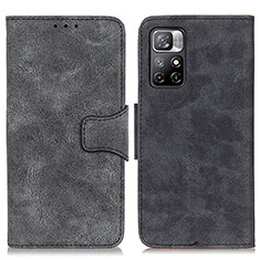 Coque Portefeuille Livre Cuir Etui Clapet M03L pour Xiaomi Redmi Note 11S 5G Noir