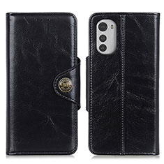 Coque Portefeuille Livre Cuir Etui Clapet M04L pour Motorola Moto E32s Noir