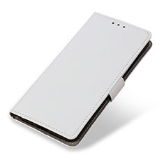 Coque Portefeuille Livre Cuir Etui Clapet M04L pour Motorola Moto G Play Gen 2 Blanc