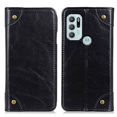 Coque Portefeuille Livre Cuir Etui Clapet M04L pour Motorola Moto G60s Noir