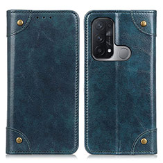 Coque Portefeuille Livre Cuir Etui Clapet M04L pour Oppo Reno5 A Bleu