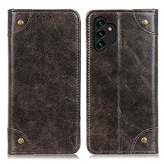 Coque Portefeuille Livre Cuir Etui Clapet M04L pour Samsung Galaxy A13 4G Bronze