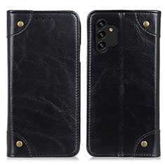 Coque Portefeuille Livre Cuir Etui Clapet M04L pour Samsung Galaxy A13 4G Noir