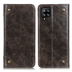 Coque Portefeuille Livre Cuir Etui Clapet M04L pour Samsung Galaxy A22 4G Bronze