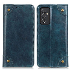 Coque Portefeuille Livre Cuir Etui Clapet M04L pour Samsung Galaxy A82 5G Bleu