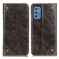 Coque Portefeuille Livre Cuir Etui Clapet M04L pour Samsung Galaxy M52 5G Bronze