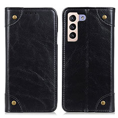 Coque Portefeuille Livre Cuir Etui Clapet M04L pour Samsung Galaxy S21 5G Noir