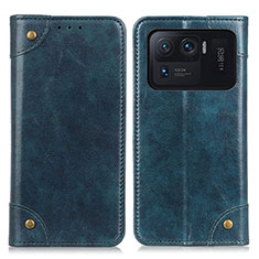 Coque Portefeuille Livre Cuir Etui Clapet M04L pour Xiaomi Mi 11 Ultra 5G Bleu