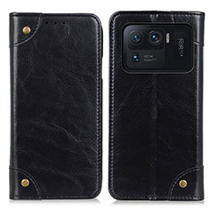 Coque Portefeuille Livre Cuir Etui Clapet M04L pour Xiaomi Mi 11 Ultra 5G Noir
