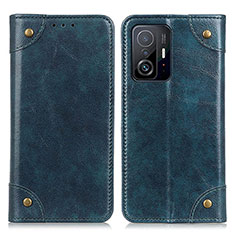 Coque Portefeuille Livre Cuir Etui Clapet M04L pour Xiaomi Mi 11T 5G Bleu