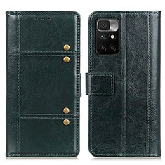 Coque Portefeuille Livre Cuir Etui Clapet M04L pour Xiaomi Redmi Note 11 4G (2021) Bleu