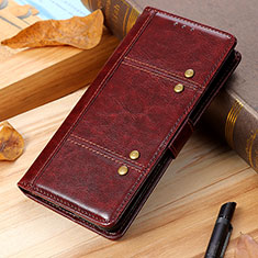 Coque Portefeuille Livre Cuir Etui Clapet M04L pour Xiaomi Redmi Note 8 (2021) Marron