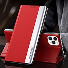 Coque Portefeuille Livre Cuir Etui Clapet M05 pour Apple iPhone 14 Pro Rouge