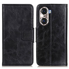 Coque Portefeuille Livre Cuir Etui Clapet M05L pour Huawei Honor 60 5G Noir