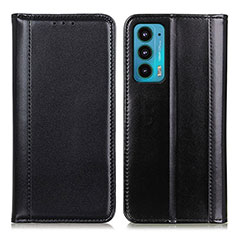 Coque Portefeuille Livre Cuir Etui Clapet M05L pour Motorola Moto Edge 20 5G Noir