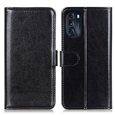 Coque Portefeuille Livre Cuir Etui Clapet M05L pour Motorola Moto G 5G (2022) Noir