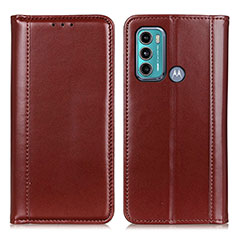 Coque Portefeuille Livre Cuir Etui Clapet M05L pour Motorola Moto G40 Fusion Marron