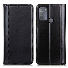 Coque Portefeuille Livre Cuir Etui Clapet M05L pour Motorola Moto G50 Noir