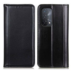 Coque Portefeuille Livre Cuir Etui Clapet M05L pour Oppo A54 5G Noir