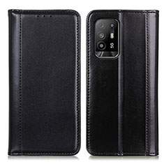 Coque Portefeuille Livre Cuir Etui Clapet M05L pour Oppo A94 5G Noir