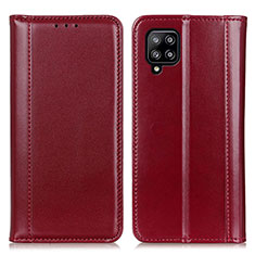 Coque Portefeuille Livre Cuir Etui Clapet M05L pour Samsung Galaxy A22 4G Rouge