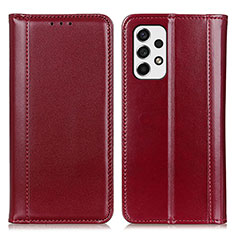 Coque Portefeuille Livre Cuir Etui Clapet M05L pour Samsung Galaxy A53 5G Rouge