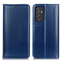 Coque Portefeuille Livre Cuir Etui Clapet M05L pour Samsung Galaxy A82 5G Bleu
