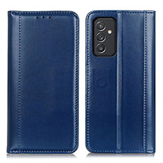 Coque Portefeuille Livre Cuir Etui Clapet M05L pour Samsung Galaxy M14 5G Bleu