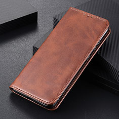 Coque Portefeuille Livre Cuir Etui Clapet M05L pour Samsung Galaxy S22 Ultra 5G Marron