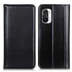 Coque Portefeuille Livre Cuir Etui Clapet M05L pour Xiaomi Redmi K40 Pro+ Plus 5G Noir