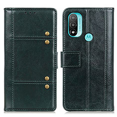 Coque Portefeuille Livre Cuir Etui Clapet M06L pour Motorola Moto E20 Vert