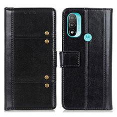 Coque Portefeuille Livre Cuir Etui Clapet M06L pour Motorola Moto E40 Noir