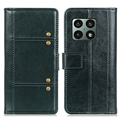 Coque Portefeuille Livre Cuir Etui Clapet M06L pour OnePlus 10 Pro 5G Vert