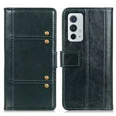 Coque Portefeuille Livre Cuir Etui Clapet M06L pour OnePlus 9RT 5G Vert