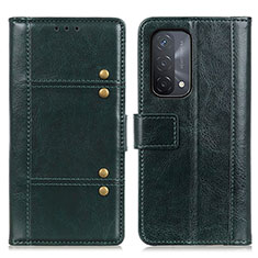 Coque Portefeuille Livre Cuir Etui Clapet M06L pour Oppo A54 5G Vert